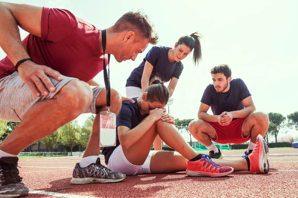 Three leading causes of sports injuries