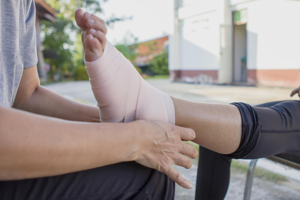 How long does post-surgical ankle rehab last?