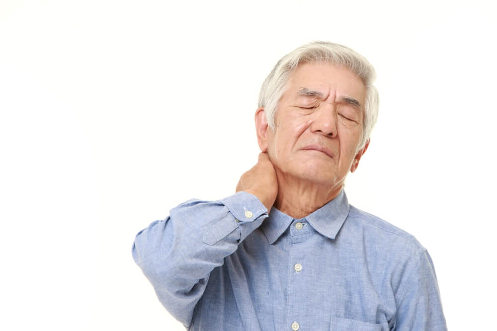 What are the long-term effects of a herniated disc in the neck?