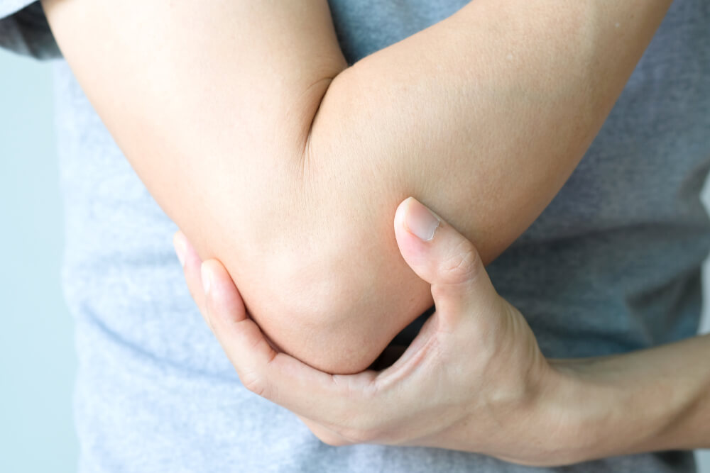 Two exercises help pain when elbow is bent or straightened